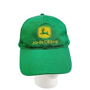 Vintage John Deere Tractor Farm Snapback Trucker‎ Hat Cap K-Products 100%Cotton